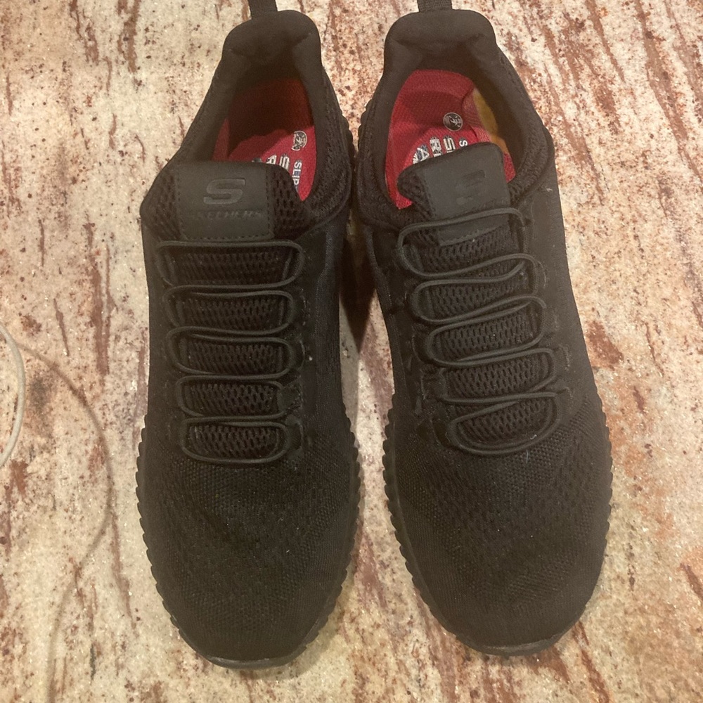 Black stretchy fabric in size 11